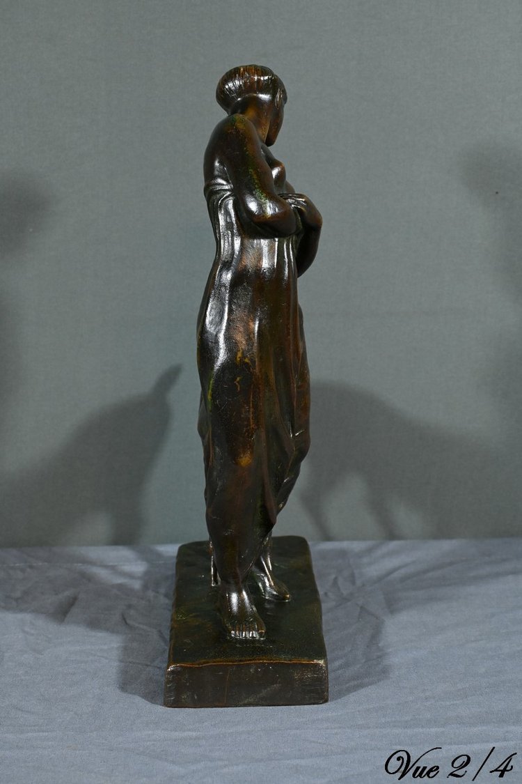 Bronze "Die Frau mit dem Rehkitz", Atelier Primavera - 1930