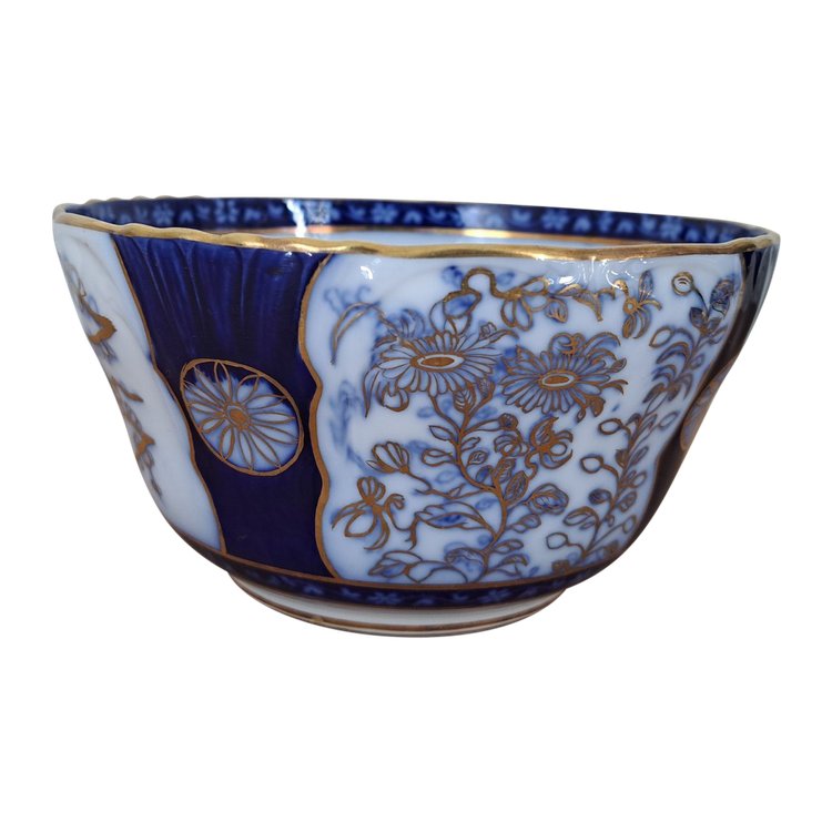 Lahoche , Palais Royal , Paris , Large Bowl , Blue Imari , XIX°.