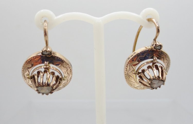 Earrings from Provence, 19th century.  