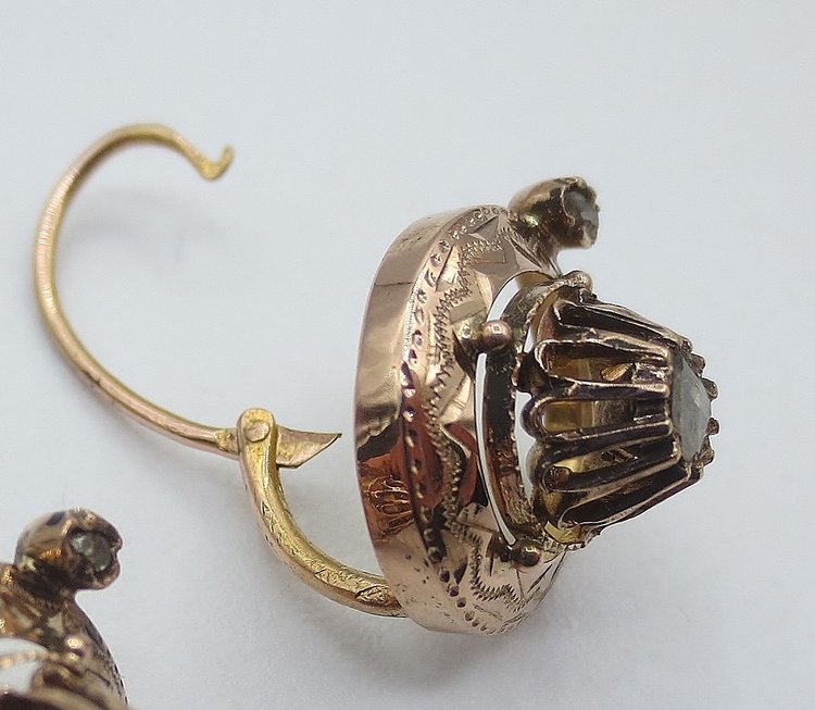 Earrings from Provence, 19th century.  