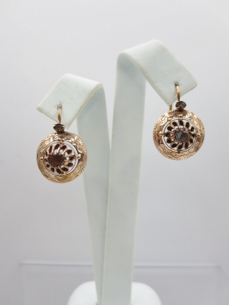 Earrings from Provence, 19th century.  