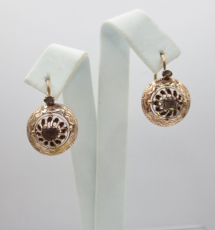 Earrings from Provence, 19th century.  