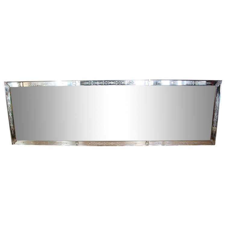 Huge Countertop Murano Mirror 355 cm long