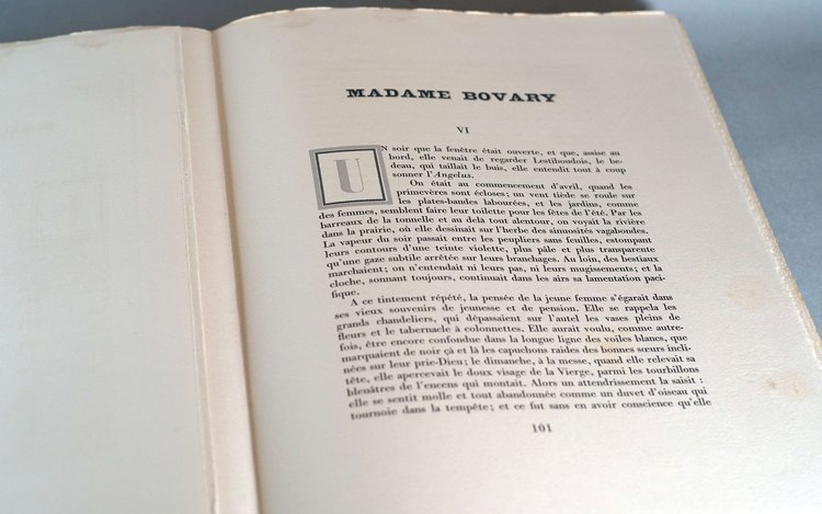 Gustave Flaubert, MADAME BOVARY, Moeurs de Province. Boxed set