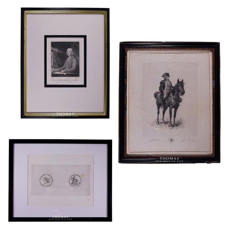 SET OF 3 ANTIQUE ENGRAVINGS - UNITED STATES