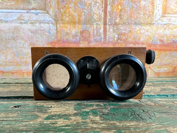 Stereoscope Viewer Verascope Richard wooden - 20th century