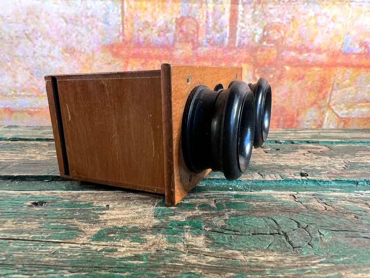 Stereoscope Viewer Verascope Richard wooden - 20th century