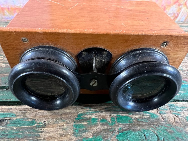 Stereoscope Viewer Verascope Richard wooden - 20th century