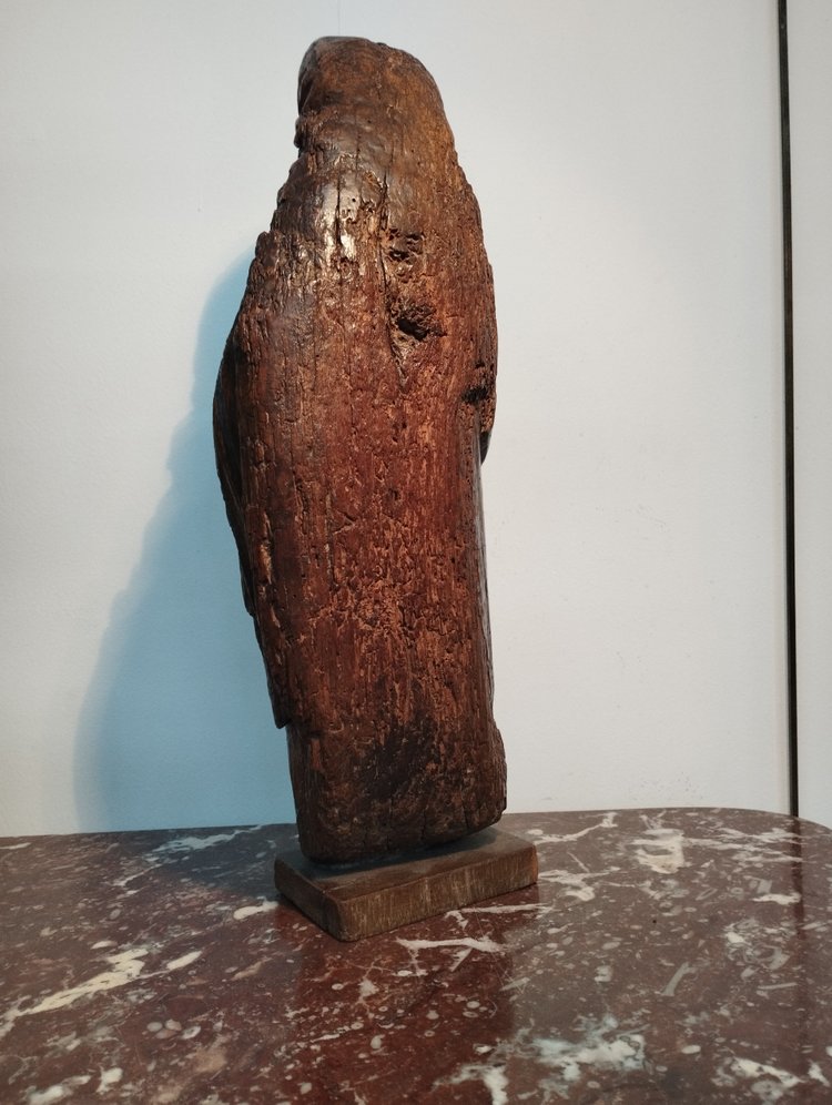 VIERGE Sculpture en bois du XVI siècle