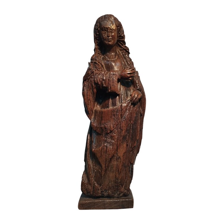 VIERGE Sculpture en bois du XVI siècle