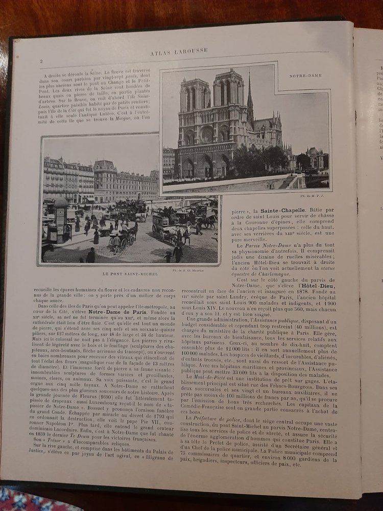 Nouveau Larousse illustré & Atlas - Universal encyclopedic dictionary - 1898 to 1907