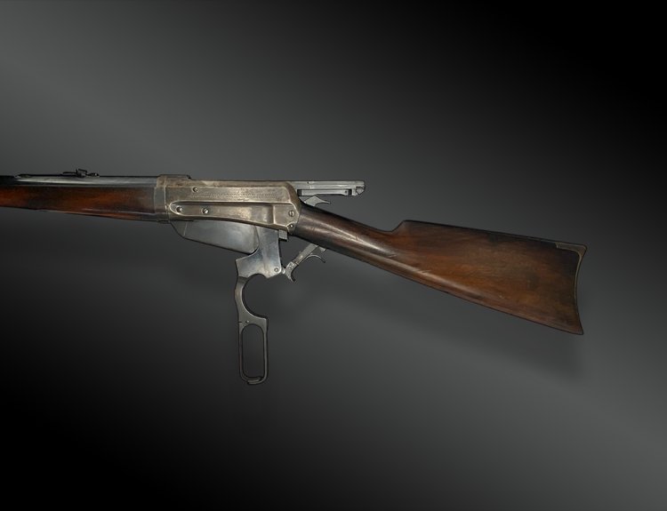 Carabine WINCHESTER modèle 1895, Cal. 405WCF, canon rond, classée D Etats-Unis, manufacture 1915