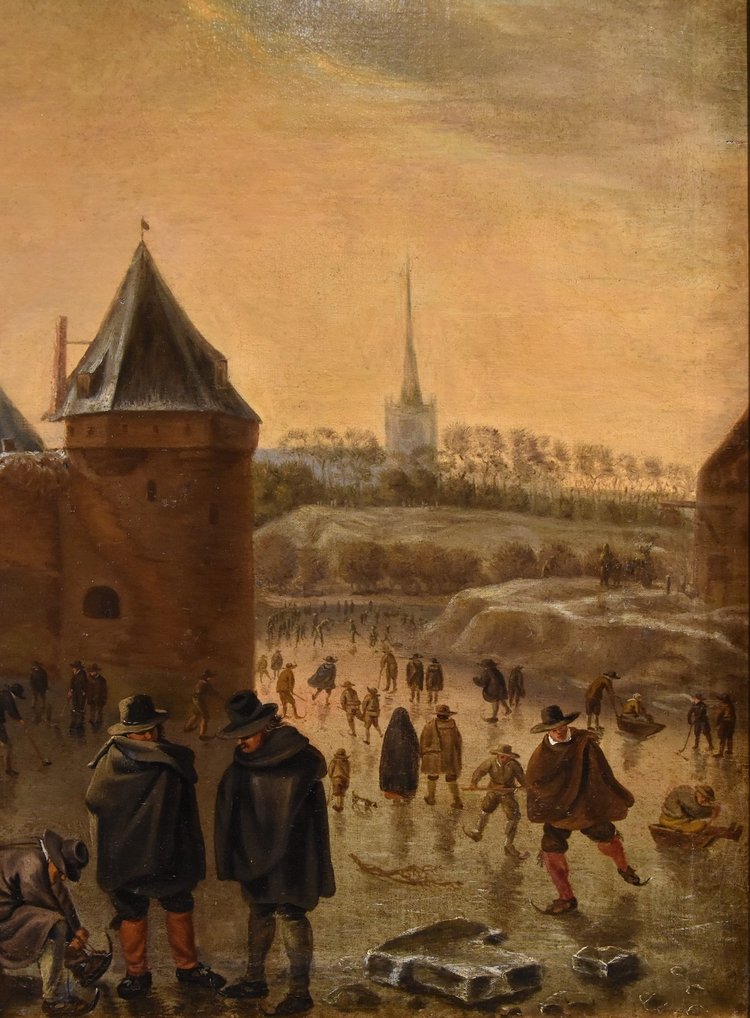  Winter Landscape With Utrecht, Herman Saftleven (rotterdam 1609 - Utrecht 1685)