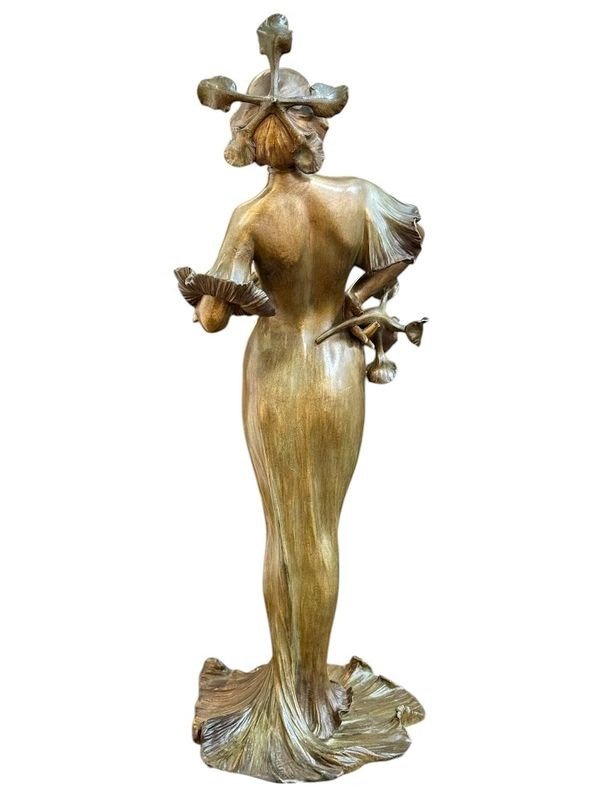 Lucien Alliot Grande scultura "Flora