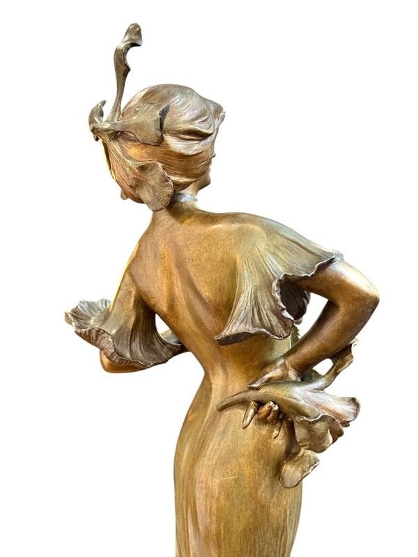 Lucien Alliot Grande scultura "Flora