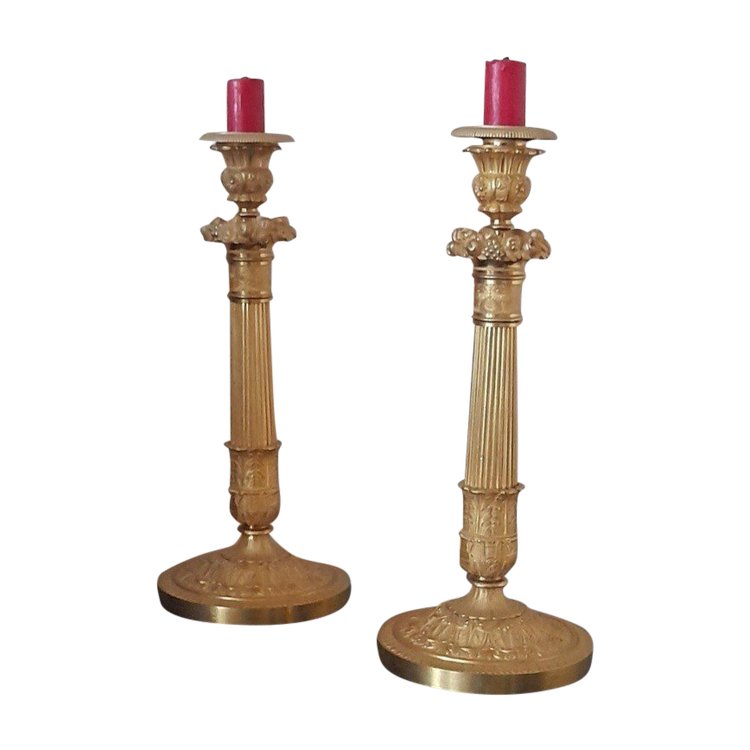 Pair of torches circa Restoration