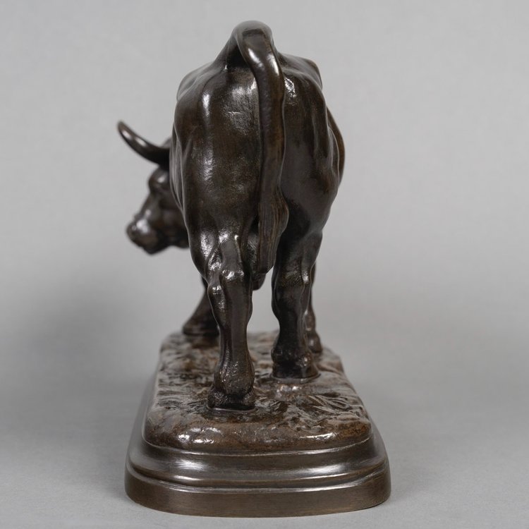 Sculpture - Taureau , Louis Vidal (1831-1892) - Bronze