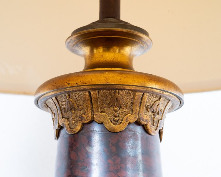 Antike französische Lampe Napoleon III., 19.