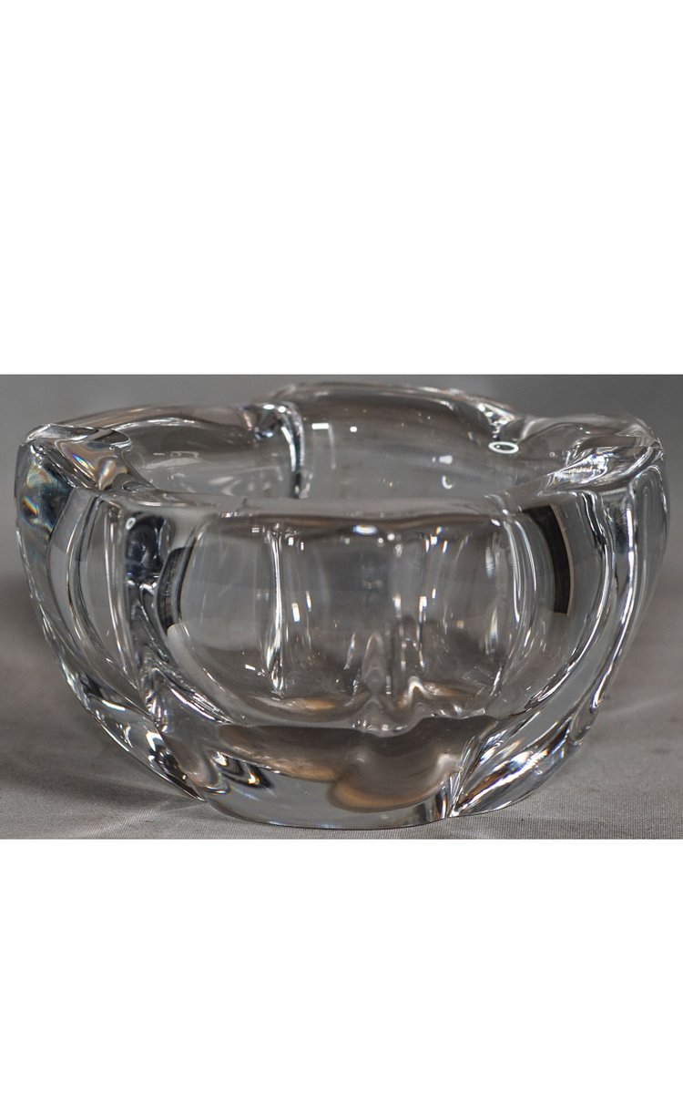 Daum crystal ashtray