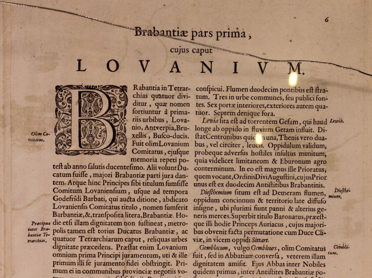 Lovanium di Bleau intorno al 1640