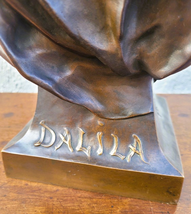 Picault - Dalila, Signed Bronze Sculpture, Late 19th Century