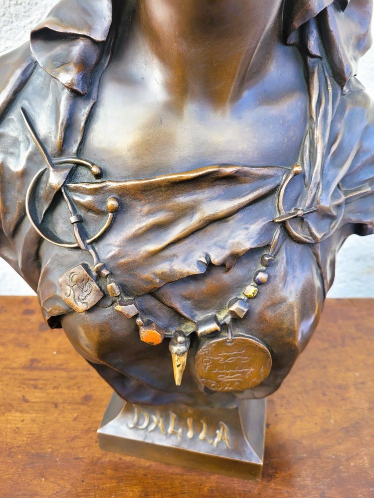 Picault - Dalila, Signed Bronze Sculpture, Late 19th Century