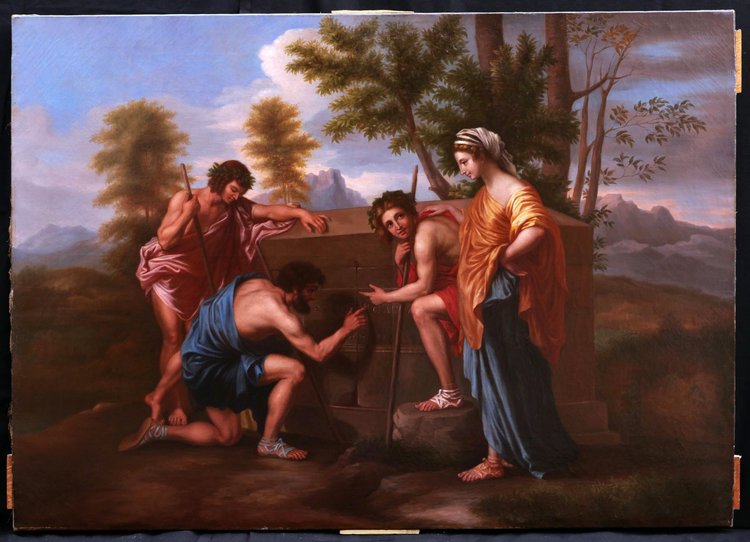 Miss De Launay After Nicolas Poussin, The Shepherds Of Arcadia (et In Arcadia Ego) Large Format