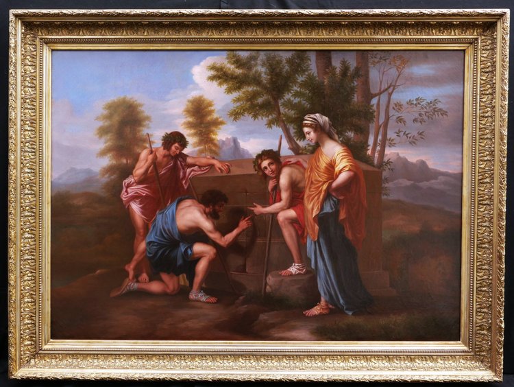 Miss De Launay After Nicolas Poussin, The Shepherds Of Arcadia (et In Arcadia Ego) Large Format