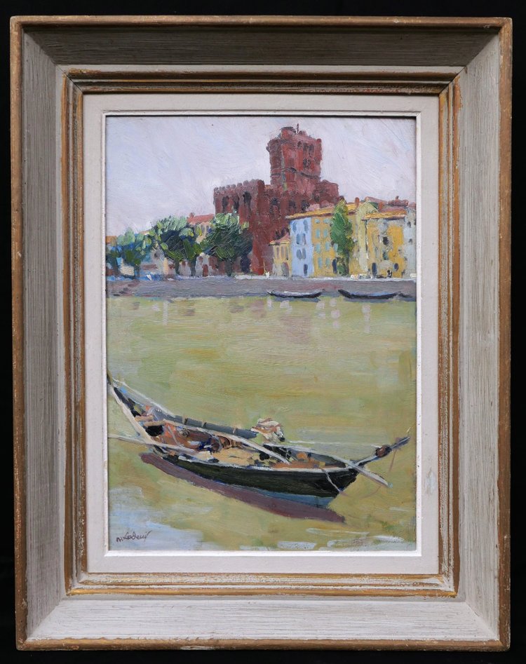 Marcelle Ladeuil, View Of Agde With Saint-étienne Cathedral