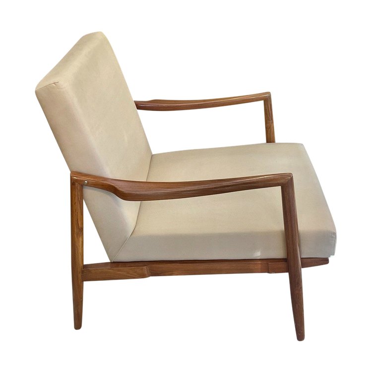 Scandinavian Design Armchair, Probably Denmark, 20th Century