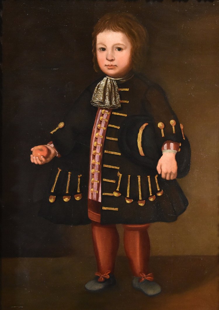 Portrait Of A Young Boy, Lombard School 17th Century