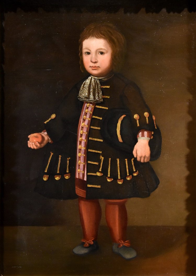 Portrait Of A Young Boy, Lombard School 17th Century