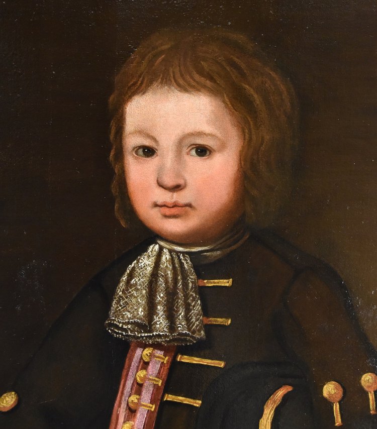 Portrait Of A Young Boy, Lombard School 17th Century