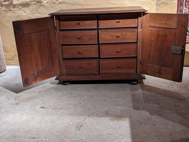 A very small 17th century cabinet