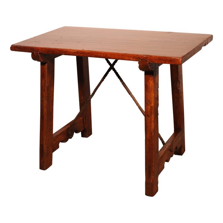 Small Spanish Walnut Table - 17th Century