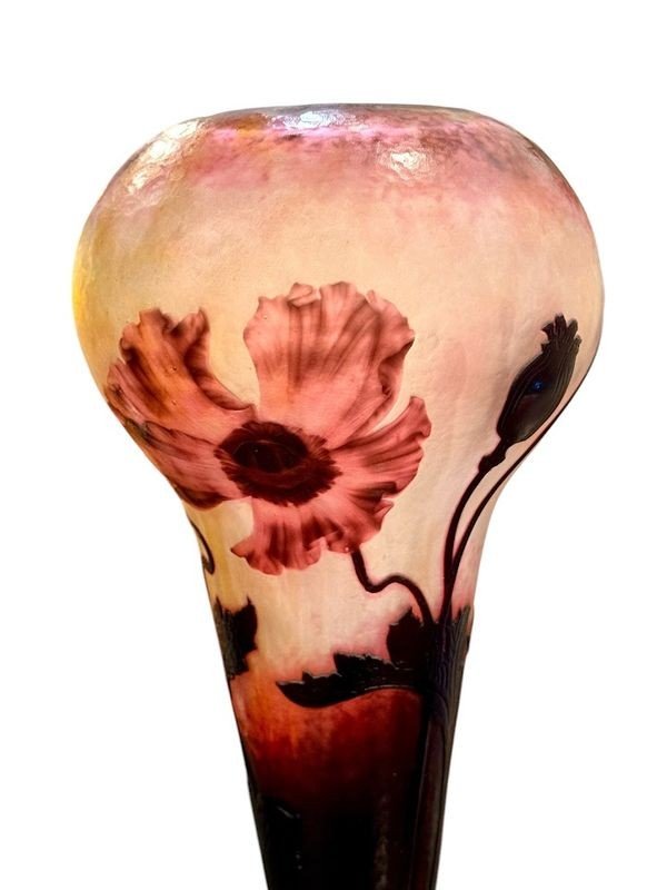 Daum Nancy Grand Vase "Pavots"