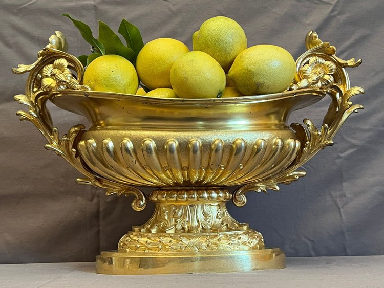 Exceptional Rocaille Style Planter / Bowl, Napoleon III period, 19th Century.