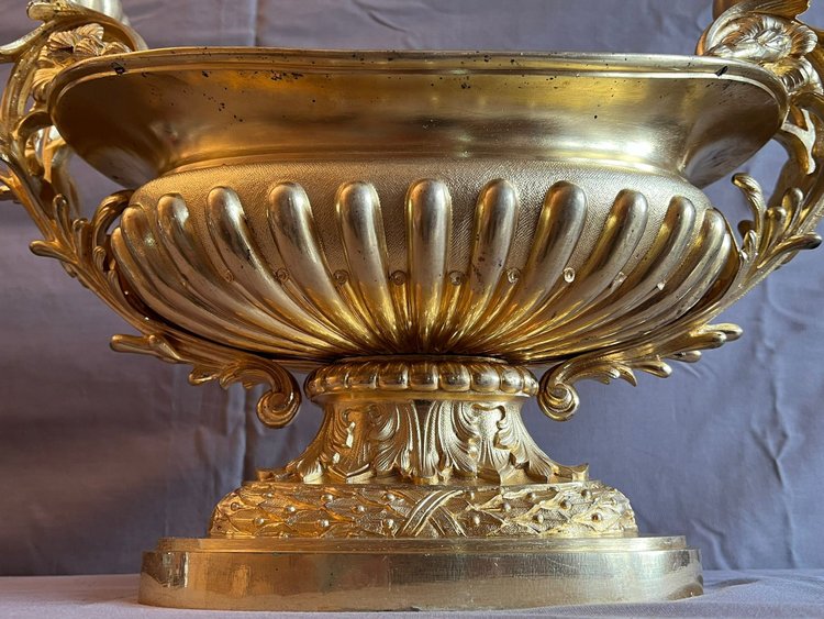 Exceptional Rocaille Style Planter / Bowl, Napoleon III period, 19th Century.