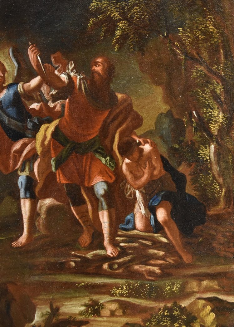 Hagar And The Angel/ The Sacrifice Of Isaac, 18th-century Neapolitan Master