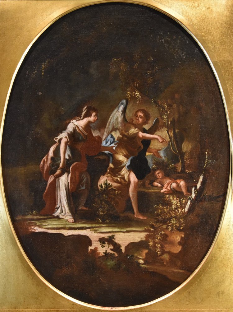 Hagar And The Angel/ The Sacrifice Of Isaac, 18th-century Neapolitan Master