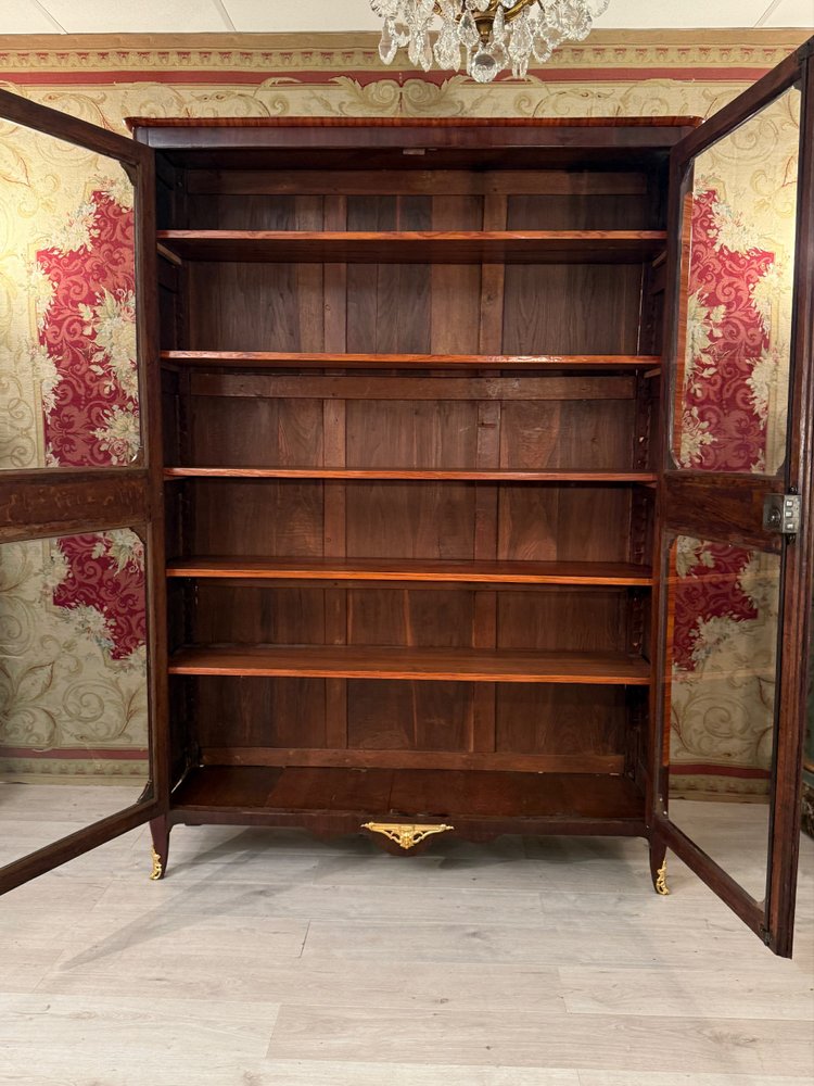 Important Transition Period Marquetry Library Circa 1770