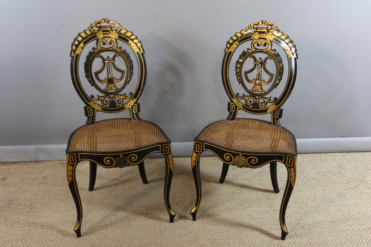 Pair of Napoleon III chairs