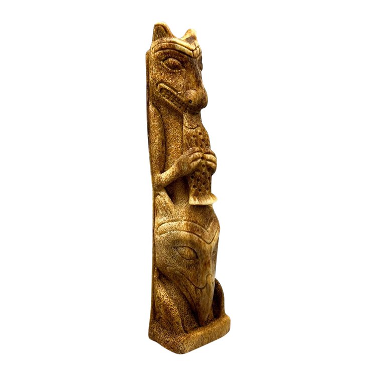 MINIATURE TOTEM POLE - Haida style, British Columbia