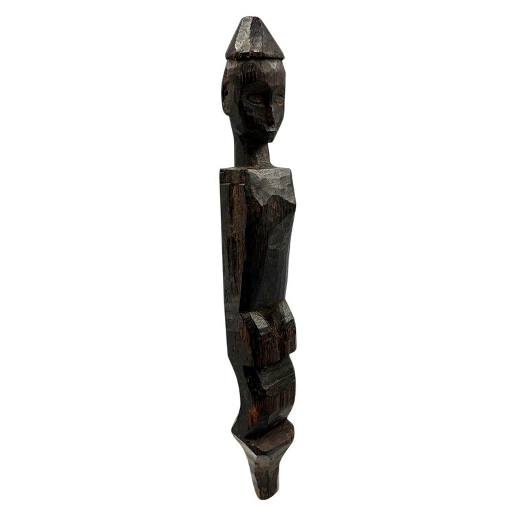 ANTHROPOMORPHIC STATUETTE - Borneo, Indonesia - Circa 1900