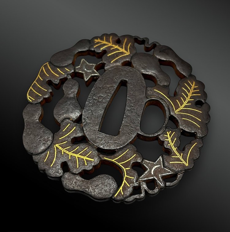 TSUBA Maru Gata - Giappone - Periodo Edo (1603-1868)