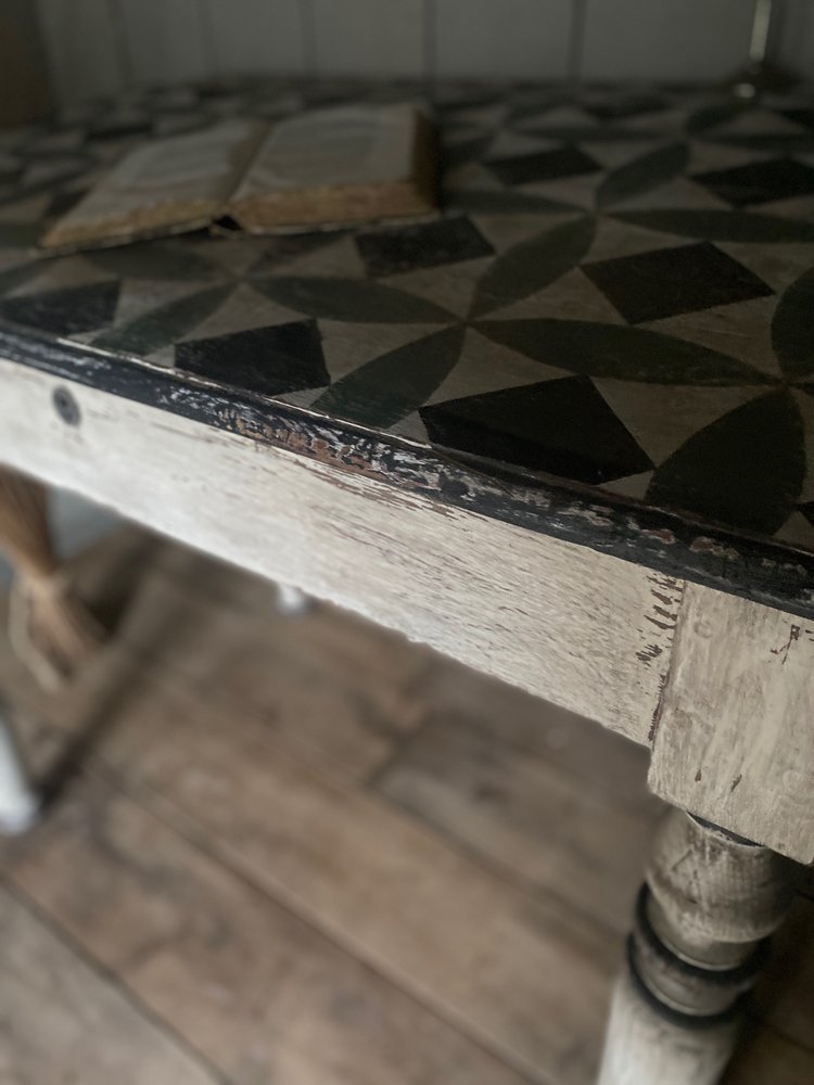 19th century sloping table desk with patina