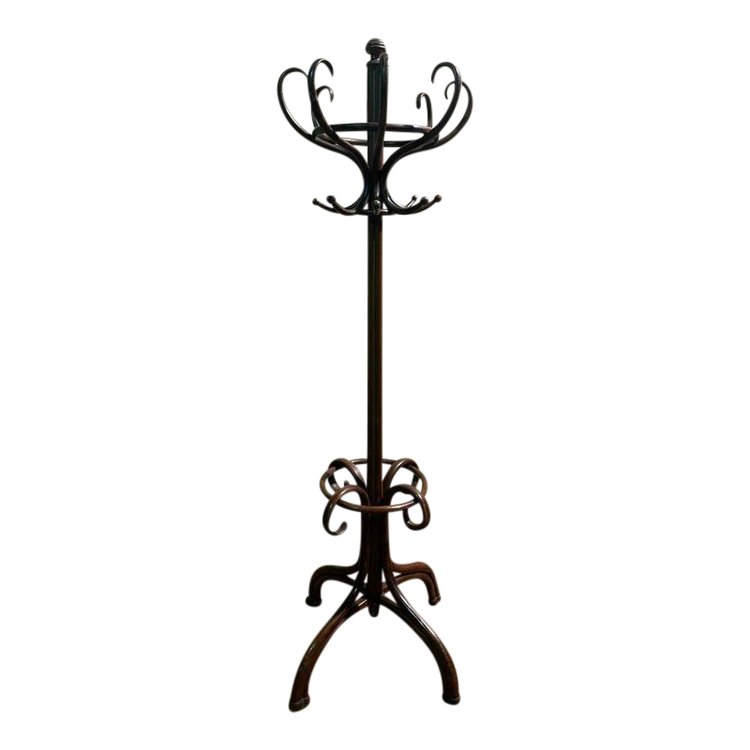 Coat rack / Parrot signed THONET