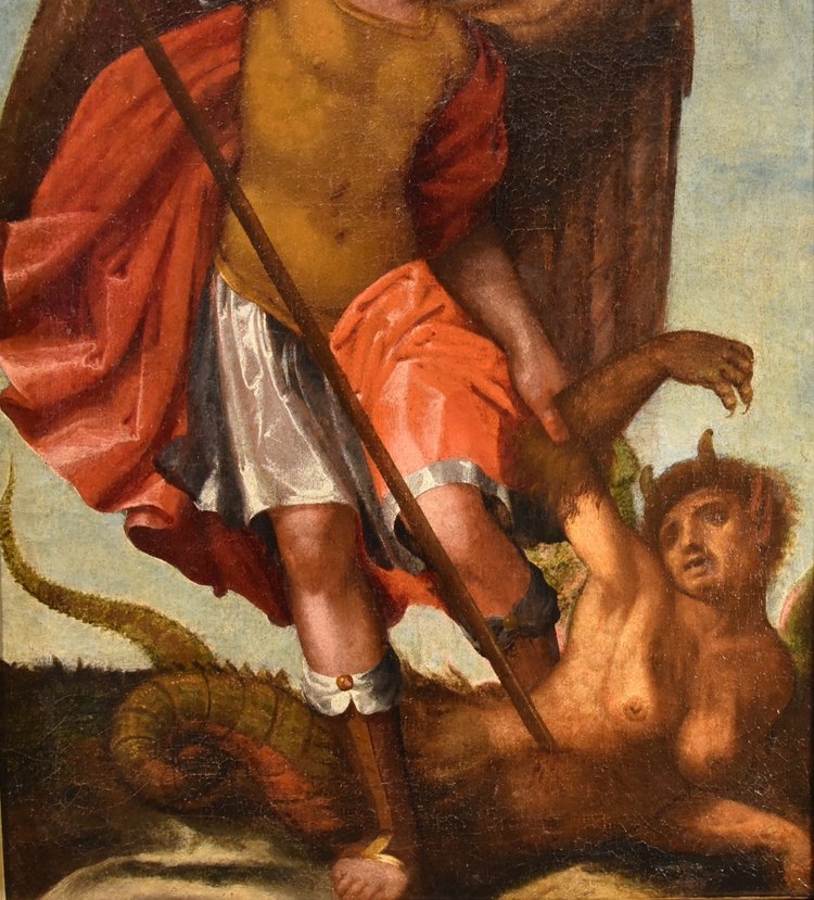 Saint Michael The Archangel Victorious, Tuscany - 16th Century