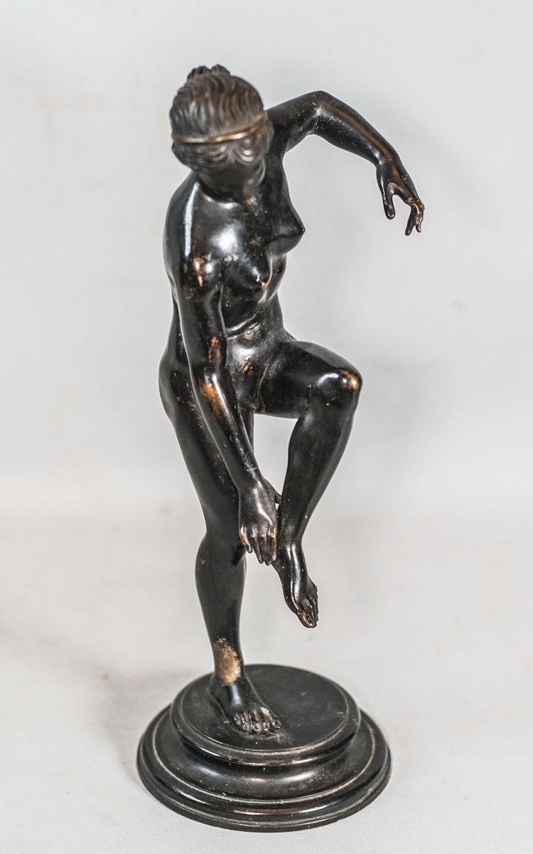 Statuette, VENUS IM BAD, Bronze