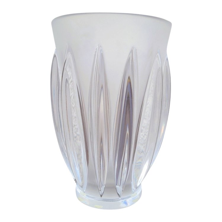 Lalique France, Courchevel Vase, 20th Century